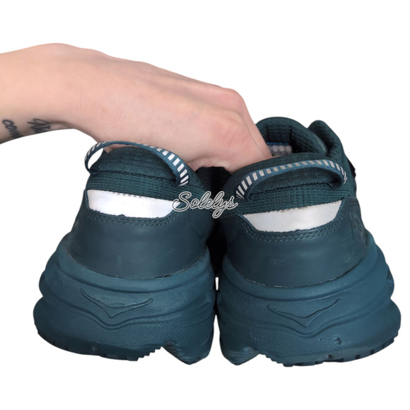 HOKA ONE ONE U Bondi L GTX Deep Teal Kayaking Unisex Waterproof Sneaker Mens 12 - Picture 5 of 10